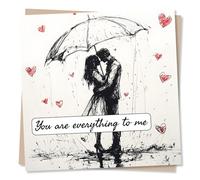 Happy Anniversary Card For Loved One - You Are Everything To Me - Heartfelt and Sincere - Romance, Romantic - Beauty - For your Someone Special, Loved One, Husband, Wife, Girlfriend, Boyfriend