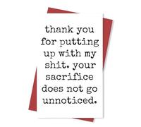 Happy Anniversary Card with Red Envelope, Sweet Brithday & Wedding Anniversary Cards for Husband Boyfriend Wife, Husband Anniversarys Card from Wife (style 3)