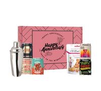 Happy Anniversary Cocktail Gift Set with Whitebox Ready to Drink Cans 5 x 10cl - Negroni Margarita Espresso Martini Daiquiri Cosmopolitan Gift Box UK