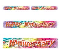 Happy Anniversary Foil Banner - 3.63m