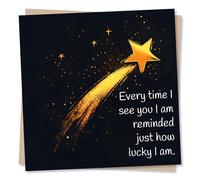 Happy Anniversary or Birthday Card For Partner - I Feel So Good When I Am With You - Sunshine, Sun - For Husband, Wife, Boyfriend, Girlfriend