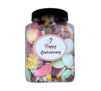 Happy Anniversary Sweet Jar Gift Strawberry Pencil Bites