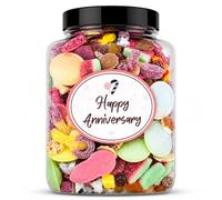 Happy Anniversary Sweet Jar Gift Vegan Jelly Mix