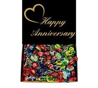 Happy Anniversary Walkers Toffee Assorted Flavours Smooth Chewy Couples Gift Present Hamper Sweet Box