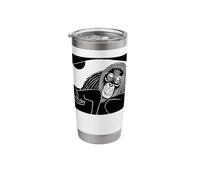 Happy Ape Woodcut Gorilla Stainless Steel Insulated Tumbler