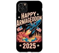 Happy Armageddon 2025 July 4th USA Anti-War Trump Awareness Case for iPhone 11 Pro Max