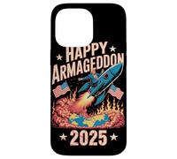 Happy Armageddon 2025 July 4th USA Anti-War Trump Awareness Case for iPhone 14 Pro Max