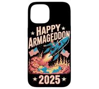 Happy Armageddon 2025 July 4th USA Anti-War Trump Awareness Case for iPhone 15