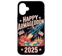 Happy Armageddon 2025 July 4th USA Anti-War Trump Awareness Case for iPhone 16 Plus