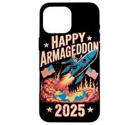 Happy Armageddon 2025 July 4th USA Anti-War Trump Awareness Case for iPhone 16 Pro Max