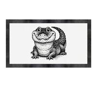 'Happy Baby Alligator' Pet Feeding Mat (PM00027694)