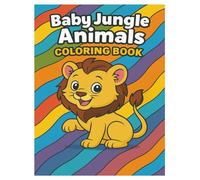 Happy Baby Jungle Animals Coloring Book (Happy Coloring Books for Kids)