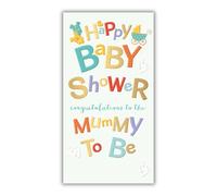 Happy Baby Shower Card, Mummy to Be, Made in the UK