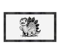 'Happy Baby Stegosaurus' Pet Feeding Mat (PM00027713)