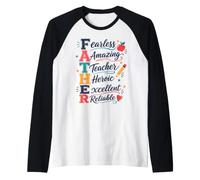 Happy Back to School First Day Celebration Ready Learning Raglan Baseball Tee