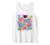 Happy Back to School Welcome First Grade Ready to Learn Tank Top