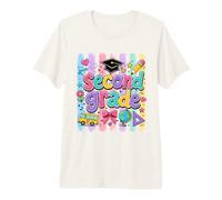 Happy Back to School Welcome Second Grade Ready to Learn Premium T-Shirt
