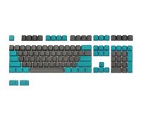 Happy Balls PBT Keycaps 109 Key Set Side/Front Print Cherry MX Key Caps with Keycaps Puller for Cherry 3000/ and other 87/104/108 MX Switches Mechanical Gaming Keyboard (Blue Gray Combo Side Printed)