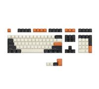 Happy Balls PBT Keycaps Side/Front Print Keycap Set Semi Profile Non-Backlit Thick Cherry MX Key Caps with Key Puller for 60%/87 TKL/104/108 MX Switches Mechanical Keyboard(Carbon)