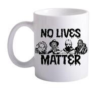 happy bargains ltd Horror Movie Friends Mug Halloween Nightmare On Elm Street Friday 13th Texas Chainsaw Massacre Childs Play Chuck 80s Movie Memorabilia Mug v17