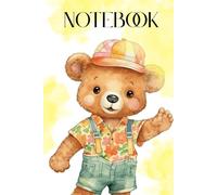 Happy Bear Notebook: Cute Summer Bear Journal, 120 Lined Pages