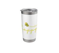 Happy Bee Animals Nature Beekeeper Stainless Steel Insulated Tumbler