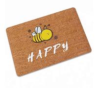 Happy Bee Doormats Floor Mat Door Mat Rug Indoor/Outdoor Mats Welcome Doormat 36X24 Inch