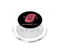 Happy Beef Steak Graphic PopSockets PopGrip for MagSafe