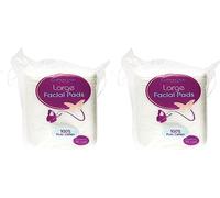 Happy Bees Bundle Cotton Tree Large Oval Cotton Wool Pads 40 per pack (Twin Pack)