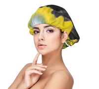 Happy Bernese Mountain Dog,Adult's Satin Sleeping Cap - Women's Elastic Sleep Bonnet, Adjustable Overnight Hair Cover