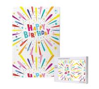 Happy Birthday,1000 Pieces Adults Puzzle Game Challenging Puzzles,Jigsaw Puzzles