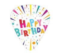 Happy Birthday,12 Pcs Guitar Pick,3 Different Thickness Plectrums for Acoustic Guitar Bass Ukulele (0.46mm 0.96mm 0.71mm)