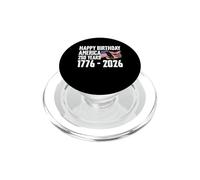 Happy Birthday America 250 Years 1776 2026 USA PopSockets PopGrip for MagSafe