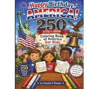 Happy Birthday America! Coloring Book of America for Kids