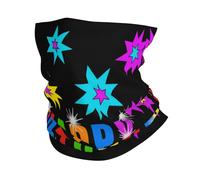 Happy Birthday And Spark Breathable Half Face Headwear Decorative Face Shield Headscarf For Climbing Yoga Outdoor
