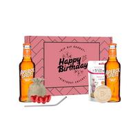 Happy Birthday Aperol Spritz Gift Set with Chocolate & Accessories 2 x 200ml Bottles - Aperol Cocktail Gift Set for Birthday Gifts for Him Her UK