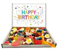 Happy Birthday Assorted Favourites Pick n Mix Sweets Letterbox Gift Selection 400g, Quality Popular Choices with Matching Gift Card (Customisable 400g Jelly Mix)