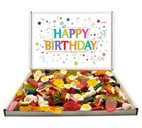 Happy Birthday Assorted Favourites Pick n Mix Sweets Letterbox Gift Selection 800g, Quality Popular Choices with Matching Gift Card (Customisable 800g Jelly Mix)