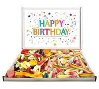 Happy Birthday Assorted Favourites Pick n Mix Sweets Letterbox Gift Selection 800g, Quality Popular Choices with Matching Gift Card (Customisable Jelly and Fizzy Mix, 400g of both)