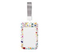 Happy Birthday Background Card Badge Holder Card Protector Suitable for Office Workers Managers and Employees