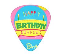 Happy Birthday Balloon Guitar Plectrums Classical Triangle Bass Acoustic And Electric Guitar Plectrums For Guitarists 12 Pieces