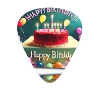 Happy Birthday Beautiful Guitar picks, made of ABS material, suitable for acoustic guitars, electric guitars, etc.