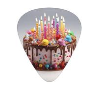 Happy Birthday Beautiful Printed Guitar Picks 12 Pcs With Organizer Storage Box,Thin,Medium,Heavy Guitar Picks,For Acoustic Guitar Bass