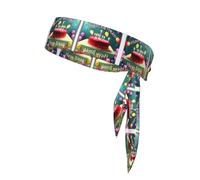 Happy Birthday Beautiful Sports Performance Headband - Double Sided Moisture Control Headband for Running, Gym & Outdoor Activities