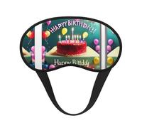 Happy Birthday Beautiful Universal Lightweight Eye Mask: Great for Travel, Office Naps and Shift Work. Provides a Comfortable Sleeping Environment