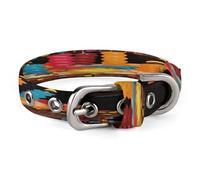 Happy Birthday Big Cake Pet Collar, Adjustable Dog Collars with Buckle Stainless Steel D-Ring, Comfortable Collar for Small Medium Dogs and Cats