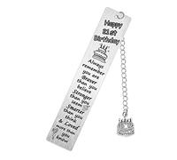 Happy Birthday Bookmark Sweet Birthday Gifts for Family Friends Colleagues Inspirational Bookmarks Motivational Bookmark Always Remember Present Behind You Book Page Markers (21st Birthday)