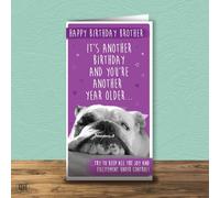 Happy Birthday Brother Another Year Older Birthday Card