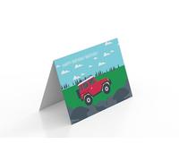 Happy Birthday Brother Land Rover Off Road Greeting Card