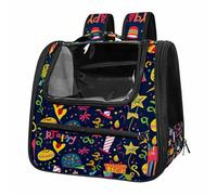 Happy Birthday Cake Airflow Comfort Pet Carrier Backpack